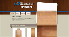 Desktop Screenshot of dimermadeiras.com.br